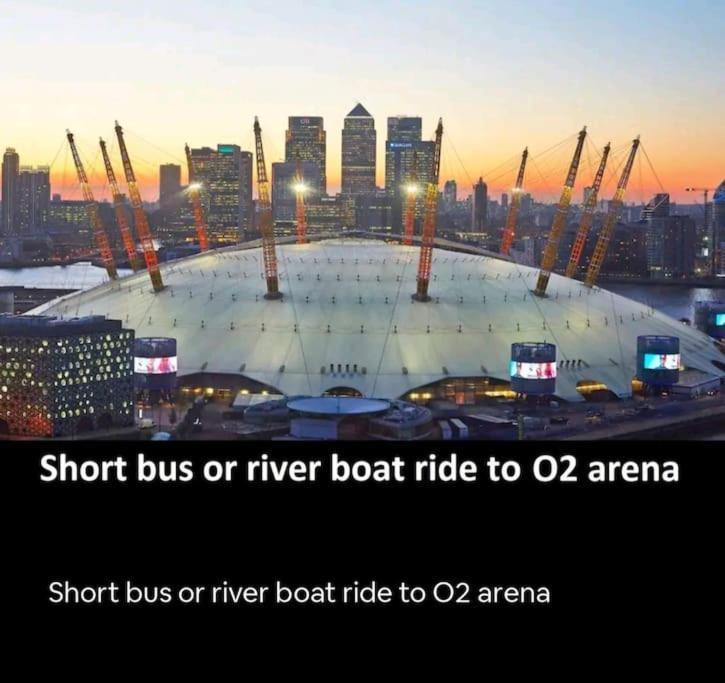 Snuggle Inn - Riverside Apartments - Views Over Looking London River Thames, Close To O2 Arena, London Excel, London City Airport, Thames Clipper- River Boat Service, Woolwich Ferry, Onsite Parking, Twin Room Option Available Eksteriør bilde